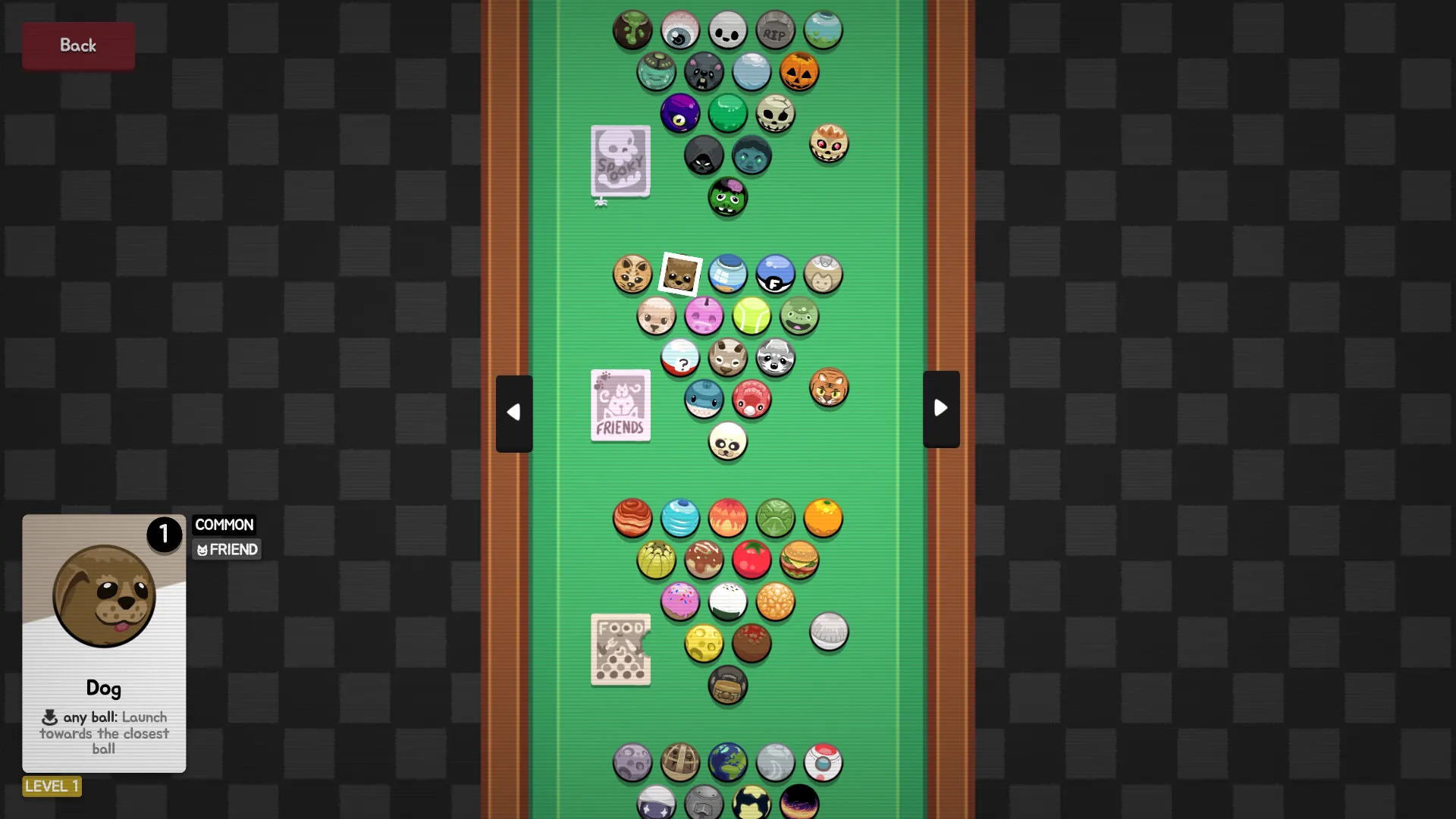 Ultrapoolで大量の得点を狙うゲーム画面